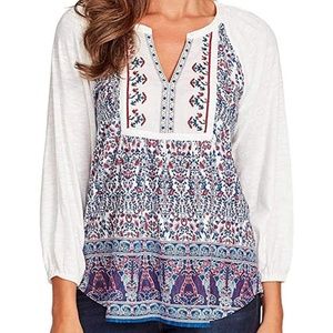Vintage America Peasant Top